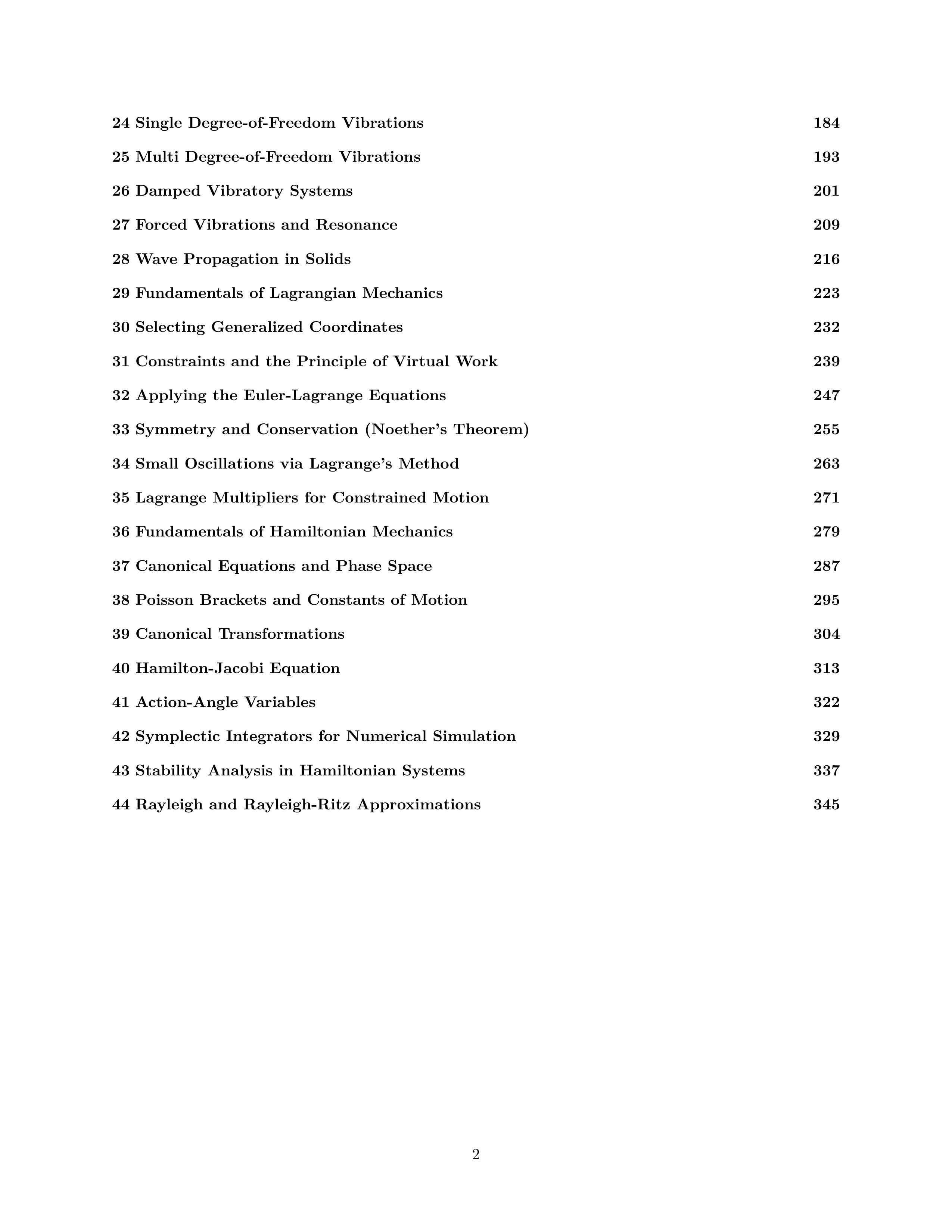 Mechanical Engineering Crash Course - Classical Mechanics and Hamiltonian Formulations